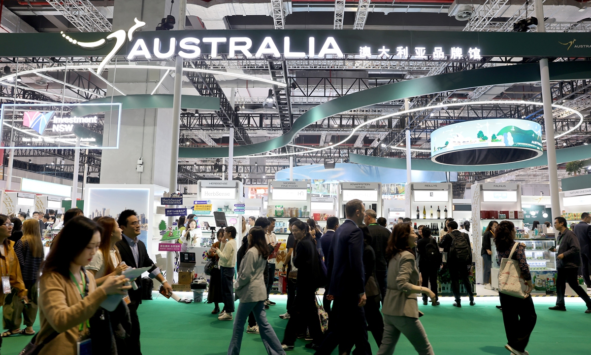China's intl import expo attracts largest Australian delegation