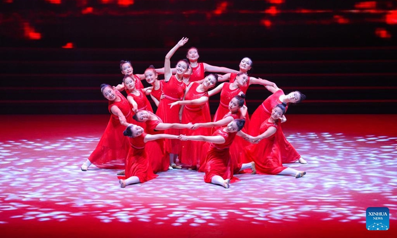 Actors perform during a cultural event for disabled people in Yinchuan, northwest China's Ningxia Hui Autonomous Region, Nov. 6, 2025. Showcasing the talents and resilience of the disabled, the cultural event kicked off here on Thursday. Photo: Xinhua