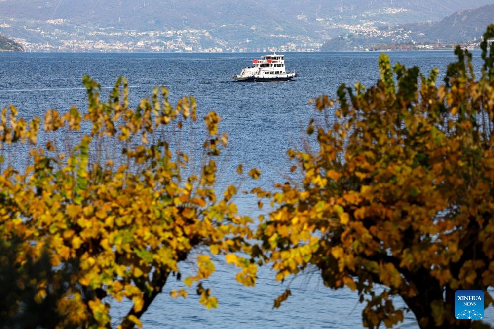 This photo taken on Nov. 7, 2025 shows the scenery of Lake Como in Lombardy region, Italy. (Xinhua/Li Jing)