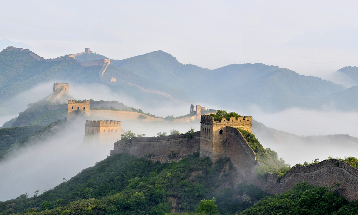 A view of thethe Great Wall Photo: VCG