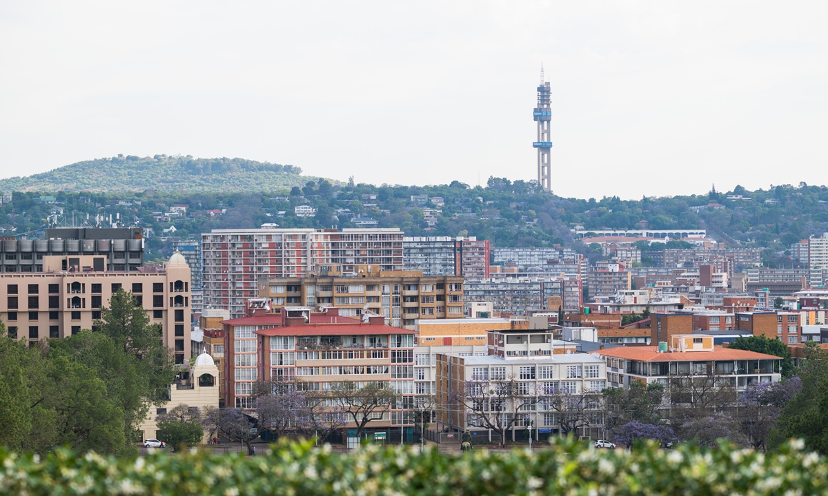 The aerial view of Johannesburg, South Africa Photo: Chen Tao/GT