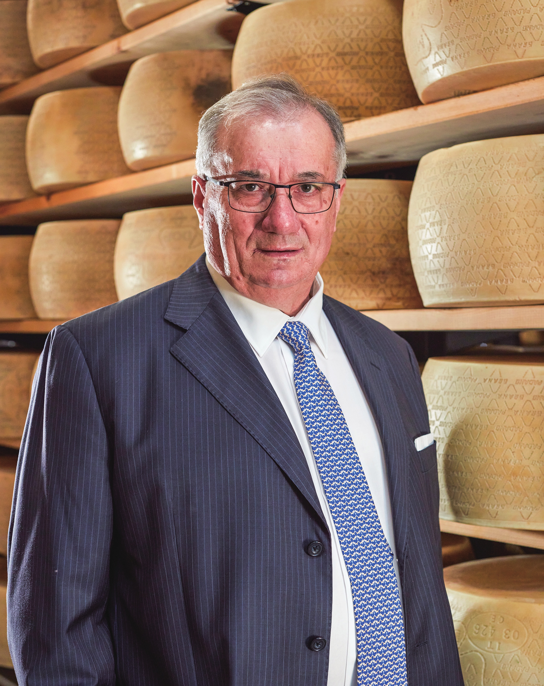 Renato Zaghini, president of the Grana Padano Protection Consortium 