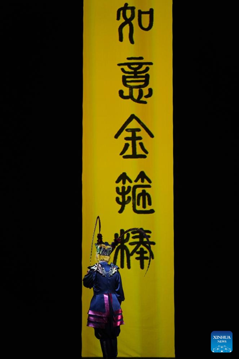 Chinese Opera The Monkey King holds its final dressed rehearsal in San Francisco, the United States, on Nov. 12, 2025. The world premiere of The Monkey King was staged at the San Francisco Opera on Friday. The performance will stay on in San Francisco until Nov. 30. Photo: Xinhua