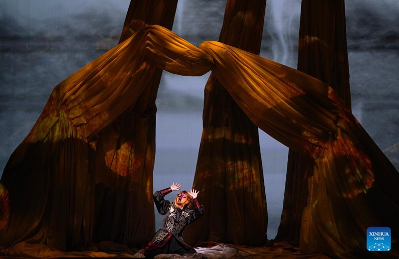 Chinese Opera The Monkey King holds its final dressed rehearsal in San Francisco, the United States, on Nov. 12, 2025. The world premiere of The Monkey King was staged at the San Francisco Opera on Friday. The performance will stay on in San Francisco until Nov. 30. Photo: Xinhua