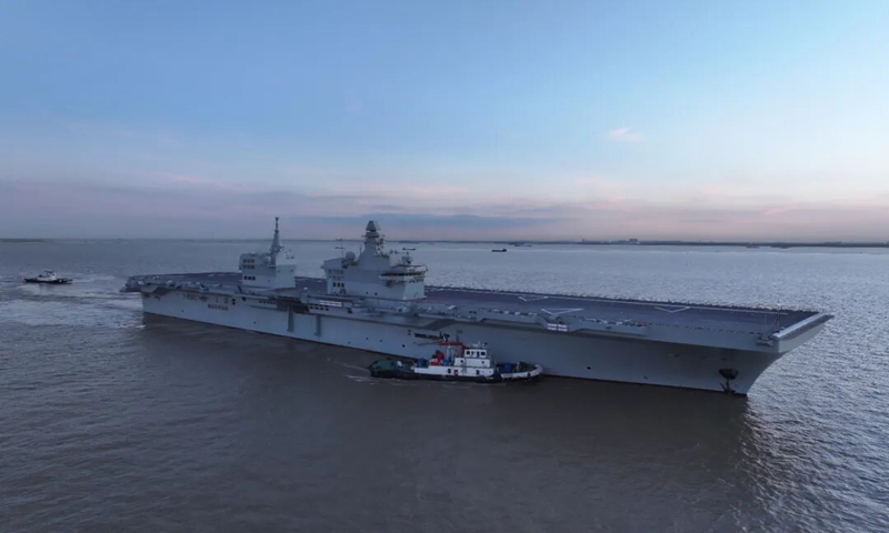 China's Type 076 amphibious assault ship, the Sichuan, successfully completes its maiden sea trial and returns to port on November 16, 2025. Photo: Screenshot from WeChat account of the PLA Navy

