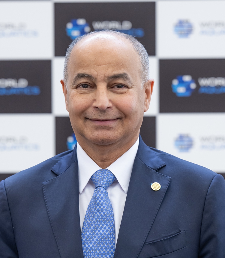 World Aquatics President Husain al Musallam Photo: Courtesy of World Aquatics