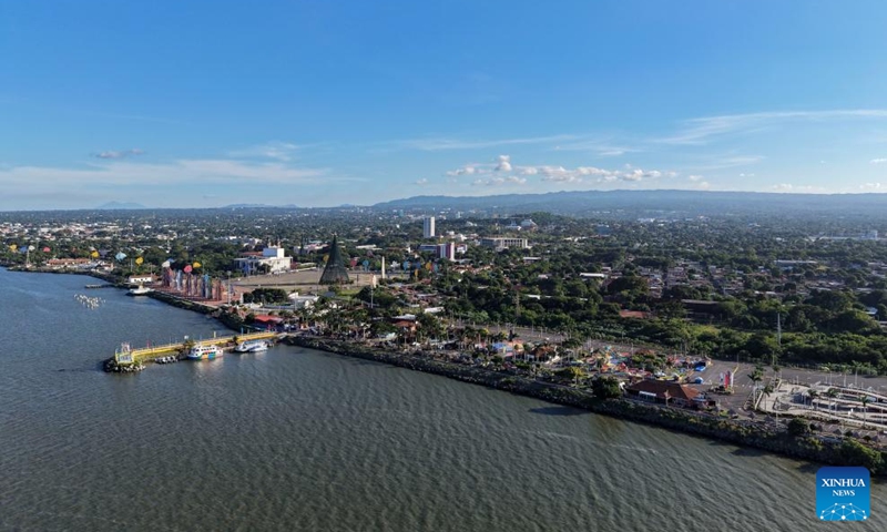This aerial drone photo taken on Nov. 17, 2025 shows a city view of Managua, Nicaragua. (Xinhua/Wu Hao)