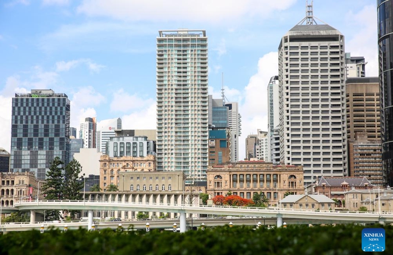 This photo taken on Nov. 21, 2025 shows a view from South Bank in Brisbane, Queensland, Australia. (Xinhua/Ma Ping)