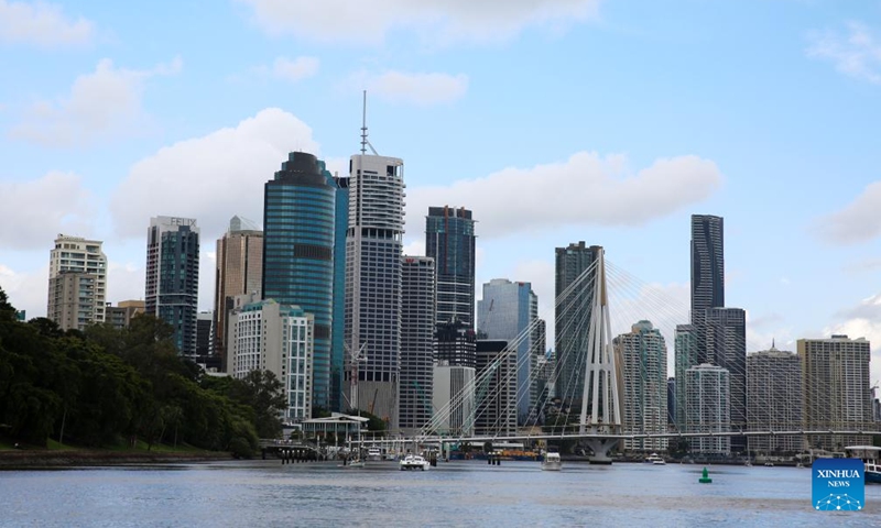 This photo taken on Nov. 21, 2025 shows the view of CBD skyline in Brisbane, Queensland, Australia. (Xinhua/Ma Ping)