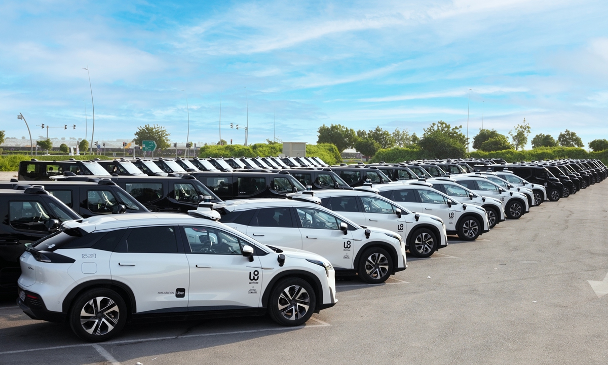 Chinese firm debuts fully driverless Level-4 robotaxis with Uber in Abu Dhabi