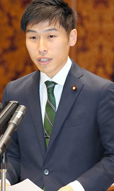 Japanese Communist Party (JCP) lawmaker and House of Councillors member Taku Yamazoe. Photo from web