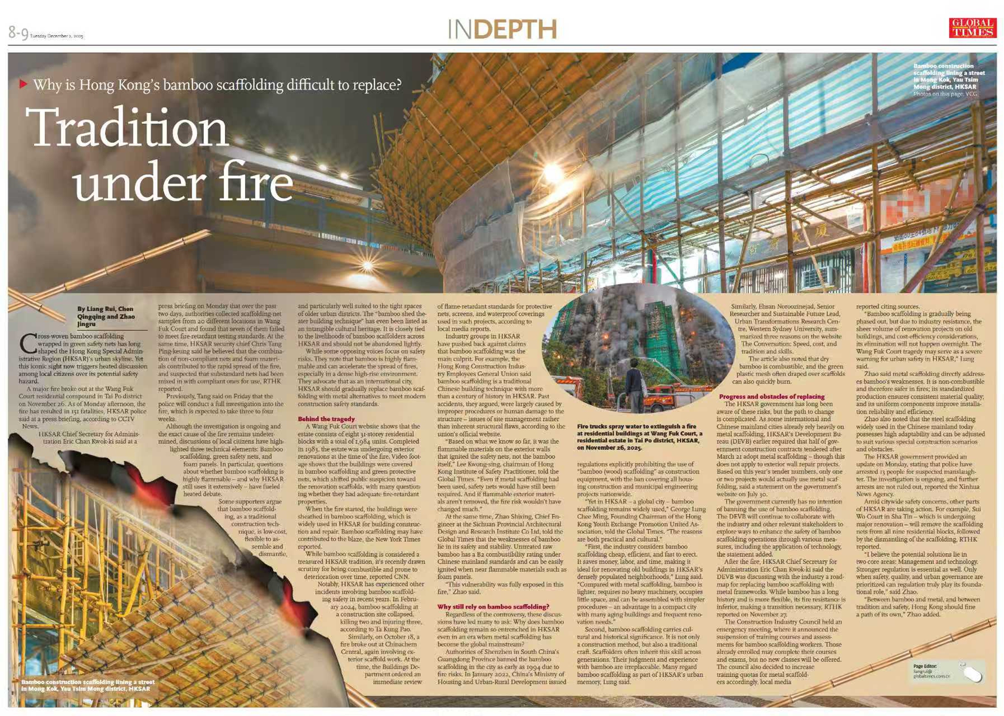 Tradition under fire
