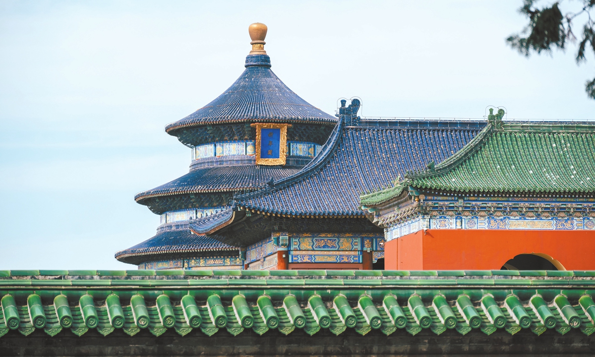 A scene of the Temple of Heaven Park in Beijing Photo: IC 