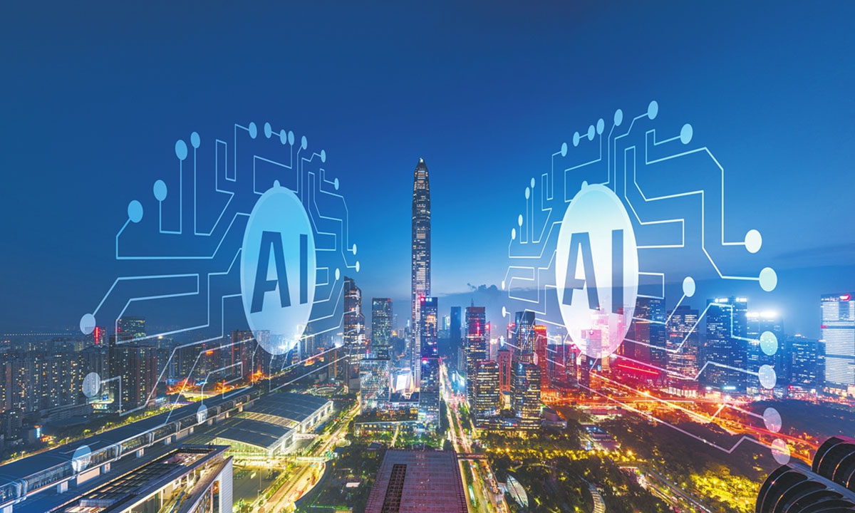 A concept picture of AI city File photo: VCG