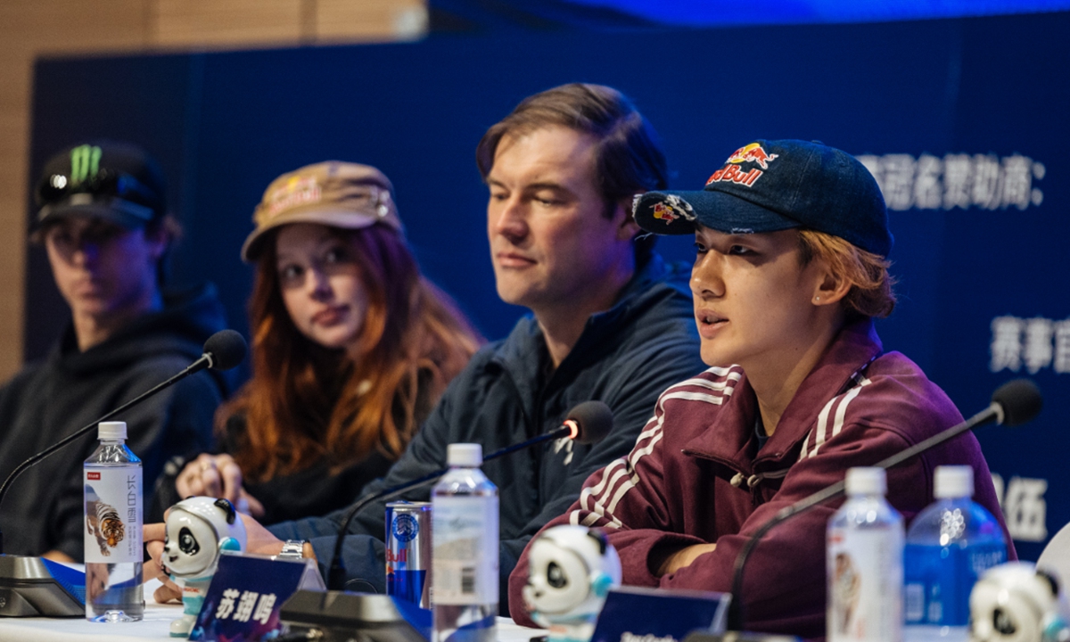 Su Yiming (right)  Photo: Li Hao/GT