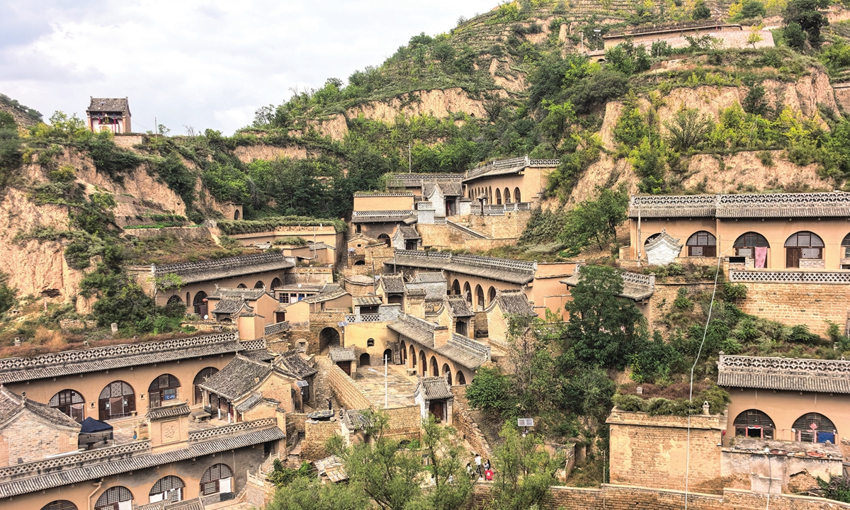 A village in He Guofeng's home city of Yulin, Northwest China's Shaanxi Province Photo: IC