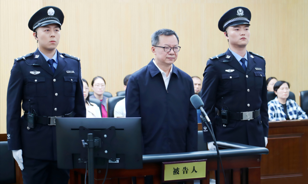 Chinese former anti-graft senior official sentenced to 15 years for bribery