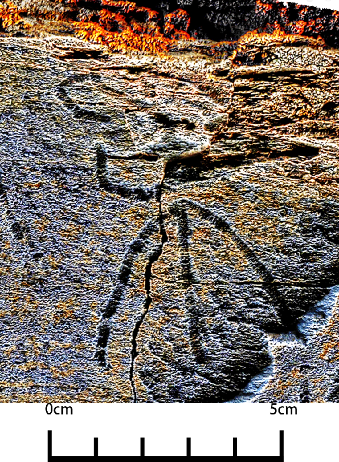 A character on the Garitang Keshi Photo: Courtesy of the National Cultural Heritage Administration