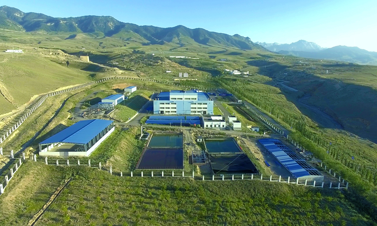 An aerial view of the 737 Factory in Northwest China's Xinjiang Uygur Autonomous Region Photo: Courtesy of China National Nuclear Corporation