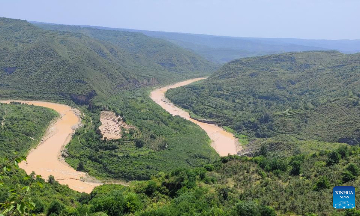 This undated file photo shows surroundings of the Luojiahe cultural relic site in Chunhua County, Xianyang City, northwest China's Shaanxi Province. Multiple grain storage pits dating back more than 4,000 years were discovered in northwest China's Shaanxi Province, which offer fresh evidence for the study of early civilization in that area, according to archaeologists. The pits were found at the Luojiahe cultural relic site in Chunhua County, Xianyang City, where archaeologists from the Xianyang Cultural Heritage Institute conducted excavations between March 2022 and September 2025. By analyzing the features of the unearthed relics and artifacts and applying scientific methods, the team concluded that the site likely dates back approximately 4,800 to 4,200 years, said Xie Gaowen from the institute. (the Xianyang Cultural Heritage Institute/Handout via Xinhua)