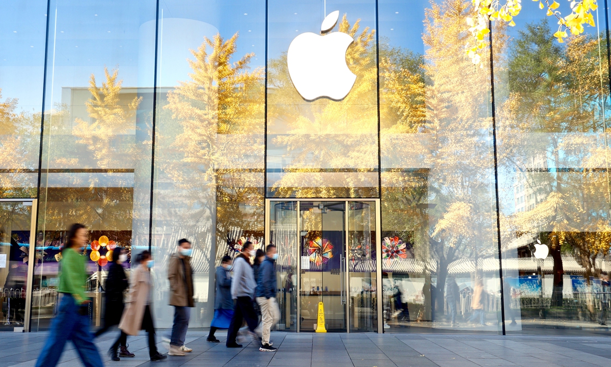 An Apple store in Beijing Photo: VCG