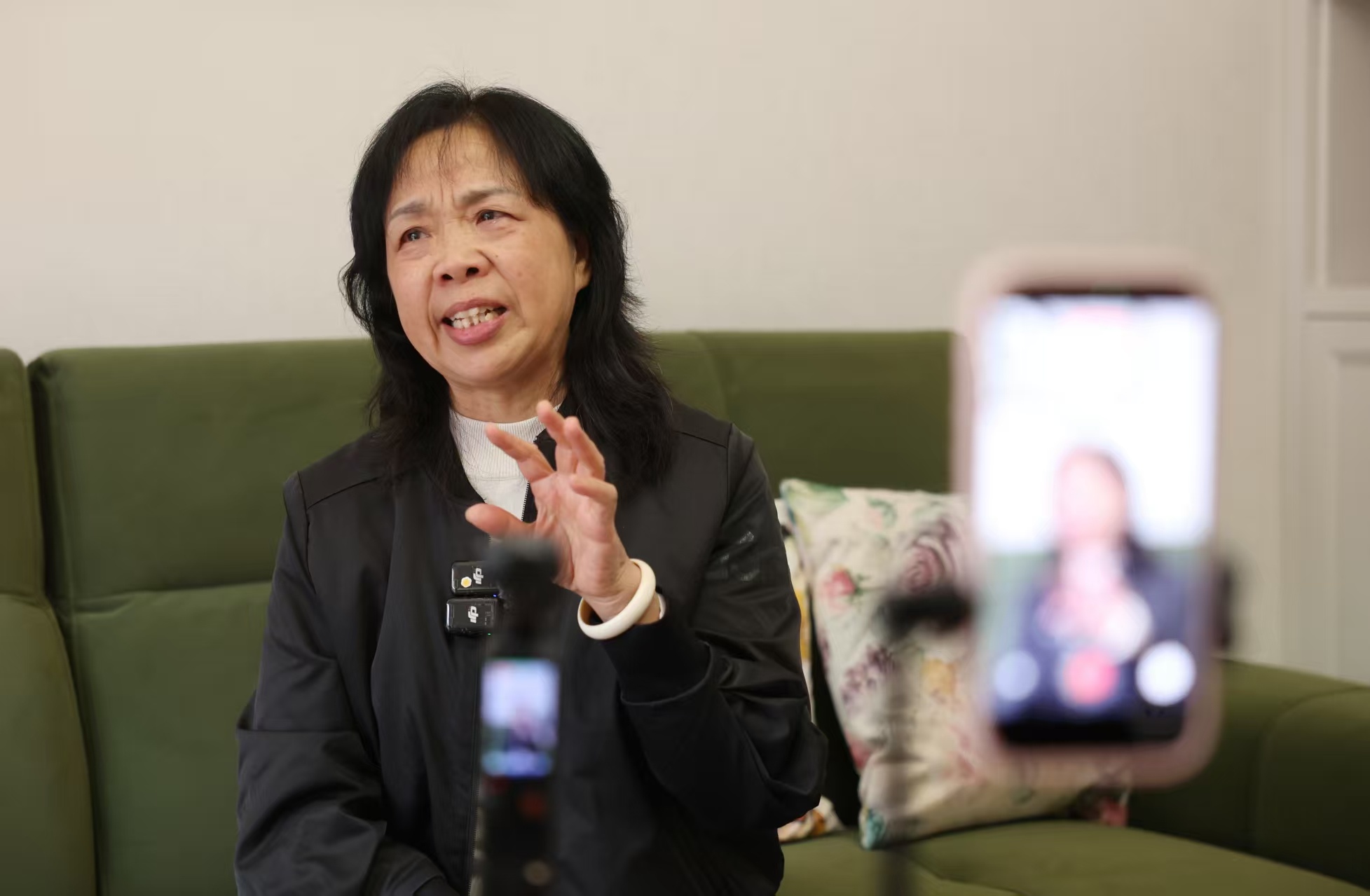 Chen Rong, daughter of Chen Deshou tells the story of his father on December 11, 2025. Photo: Cui Meng/GT