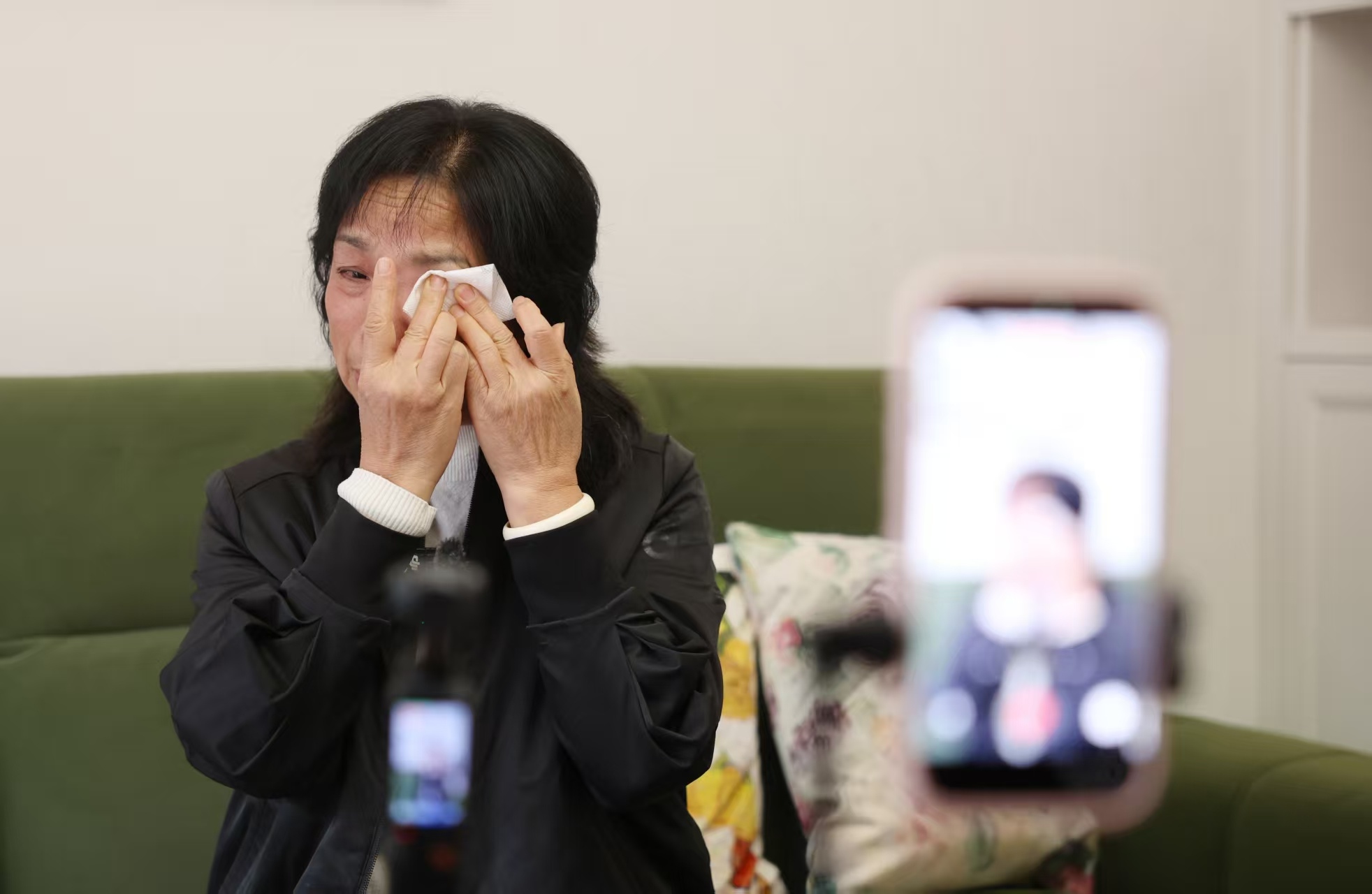 Chen Rong, daughter of Chen Deshou tells the story of his father on December 11, 2025. Photo: Cui Meng/GT