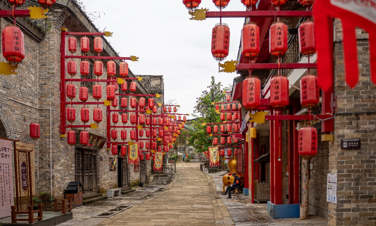 Dayang Ancient Town in Zezhou county, Shanxi Province 
