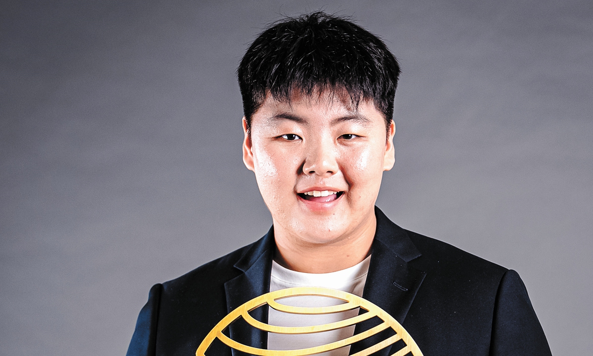 Chinese athlete Zhang Jiale Photo: Courtesy of Zhang Jiale