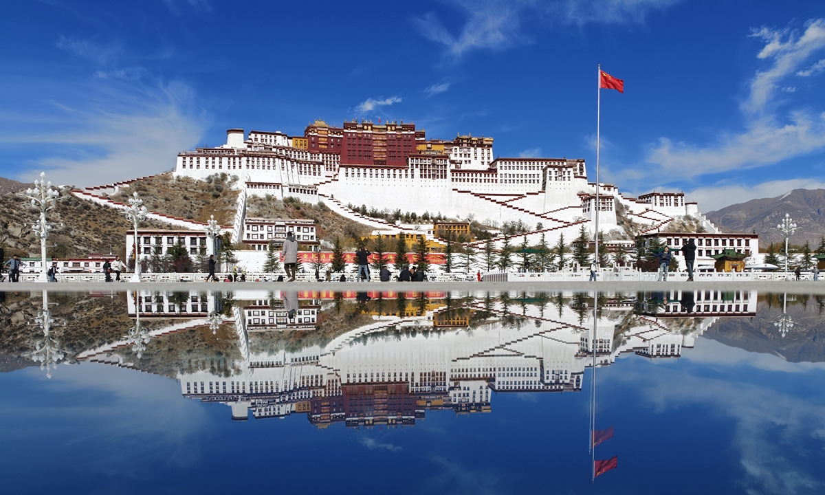 A view of the Potala Palace in Lhasa, Xizang. Photo: VCG