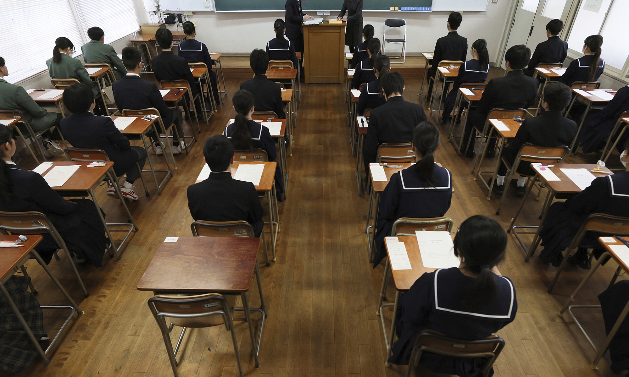 A classroom in Japan Photo: VCG