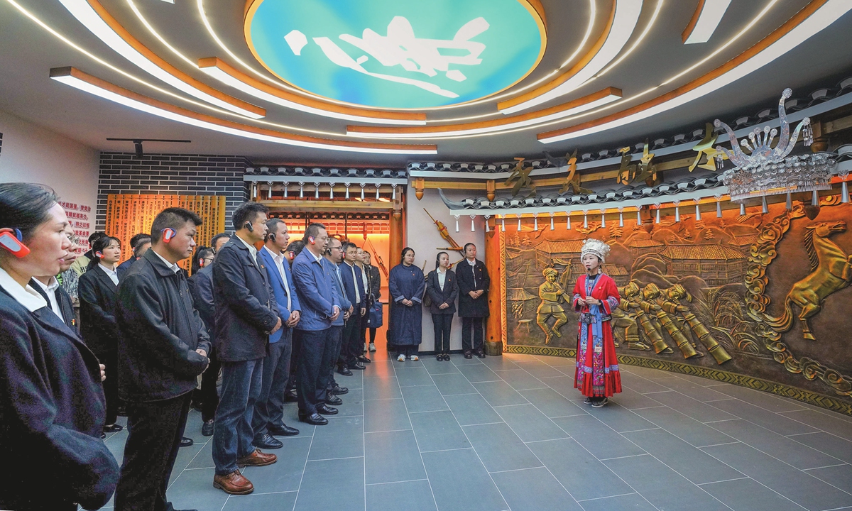 CPC members receive education on Party spirit, conduct and discipline in Liuzhou, South China's Guangxi Zhuang Autonomous Region, on November 7, 2025. Photo: VCG
