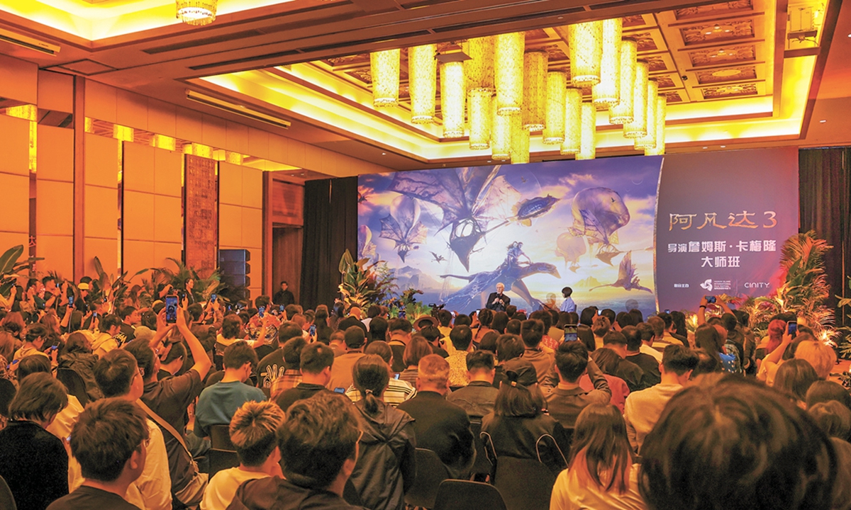 A masterclass is held at the 7th Hainan Island International Film Festival in Sanya, South China's Hainan Province on December 9, 2025. Photo: Courtesy of the Walt Disney Company