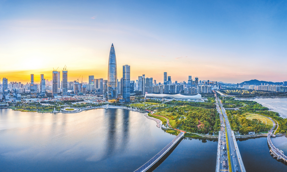 A view of Shenzhen, South China's Guangdong Province Photo: VCG
