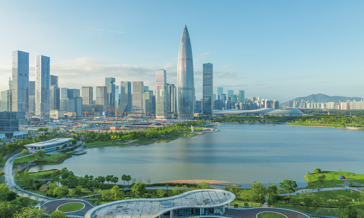 A view of Shenzhen, South China's Guangdong Province. Photo: VCG