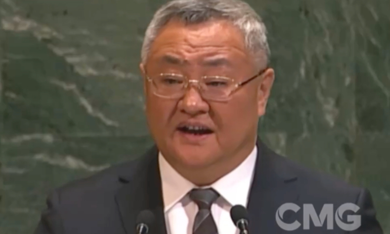 Chinese envoy underscores never allow denial of Japan's aggression, revival of militarism, or recurrence of tragedies at UN meeting