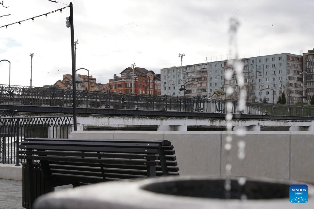 This photo shows the city view in Vladikavkaz, the capital city of Russia's North Ossetia-Alania Republic, Dec. 12, 2025. (Xinhua/Bao Nuomin)