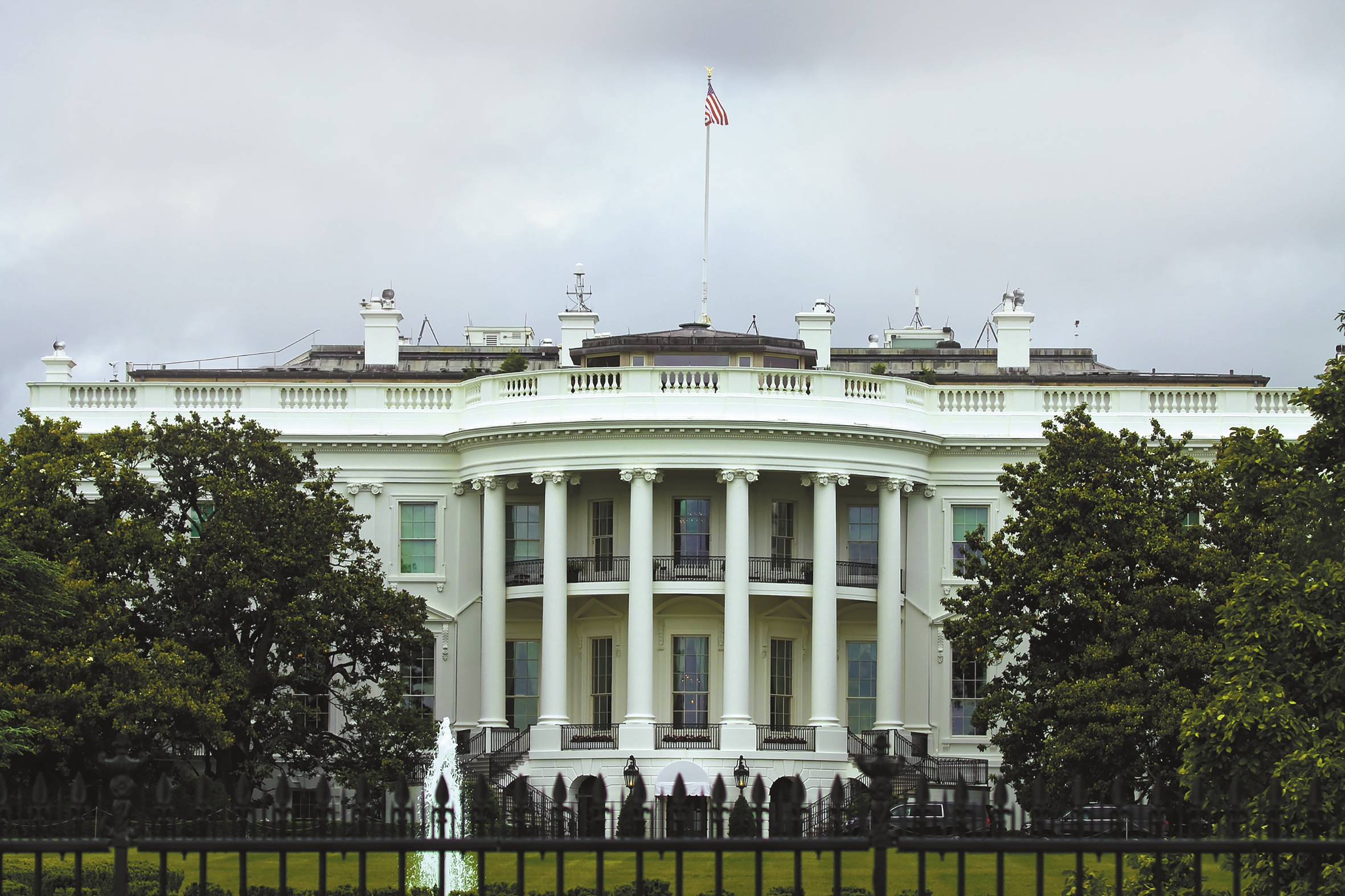 A view of the White House in Washington DC, the US Photo: VCG