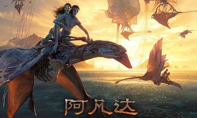 A poster of the film Avatar: Fire and Ash