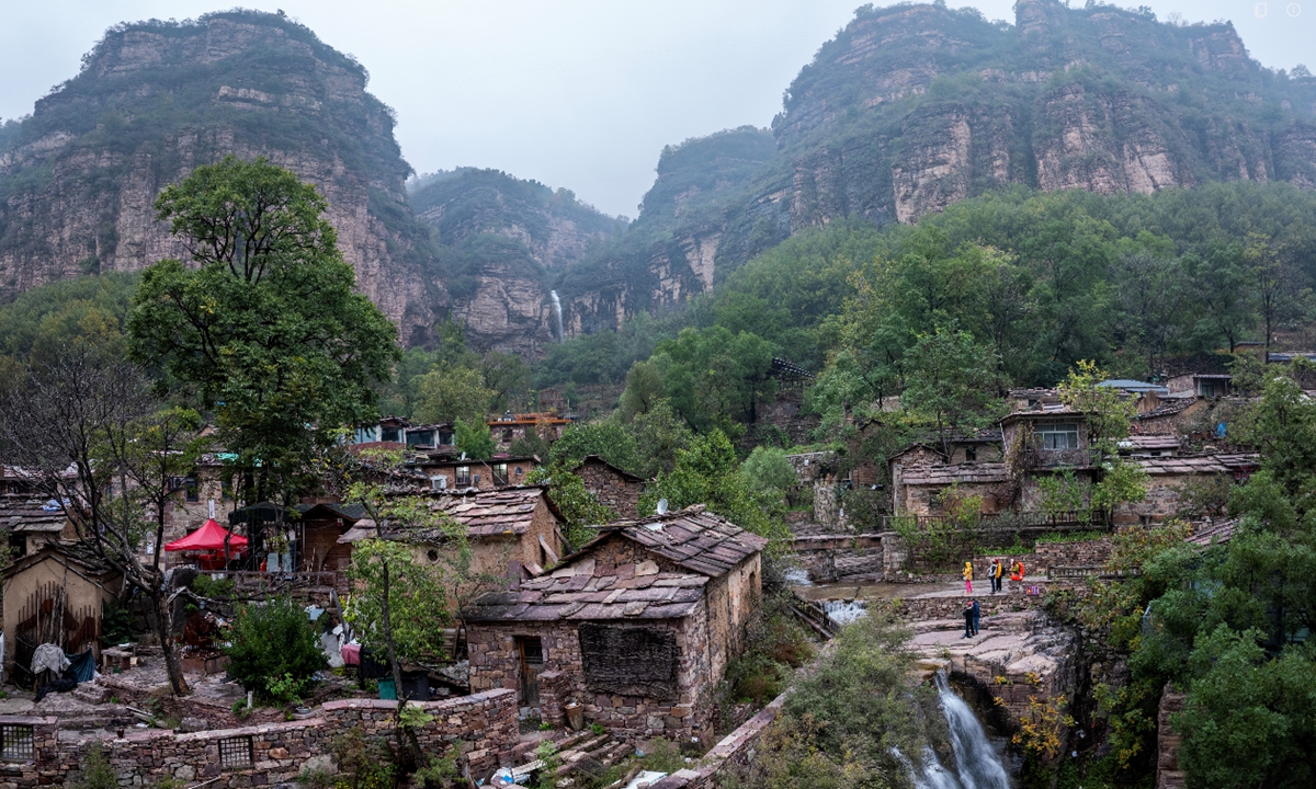 Gaojiatai village in Shibanyan town, Anyang, Central China's Henan Province Photo: VCG 