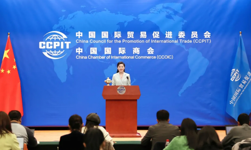 Wang Wenshuai, a spokesperson for the China Council for the Promotion of International Trade (CCPIT) Photo: Courtesy of CCPIT