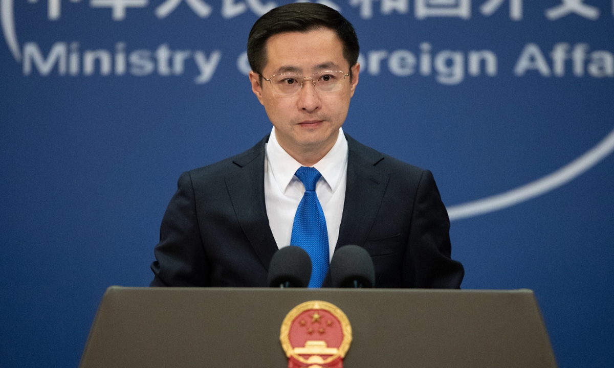 Photo: Chinese Foreign Ministry Spokesperson Lin Jian
