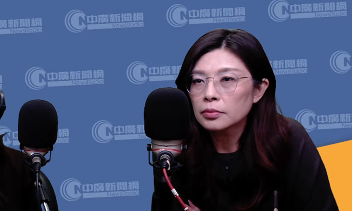 Cheng Li-wun, leader of the Chinese Kuomintang Party (KMT) Photo: screenshot from the BCC News Youtube channel