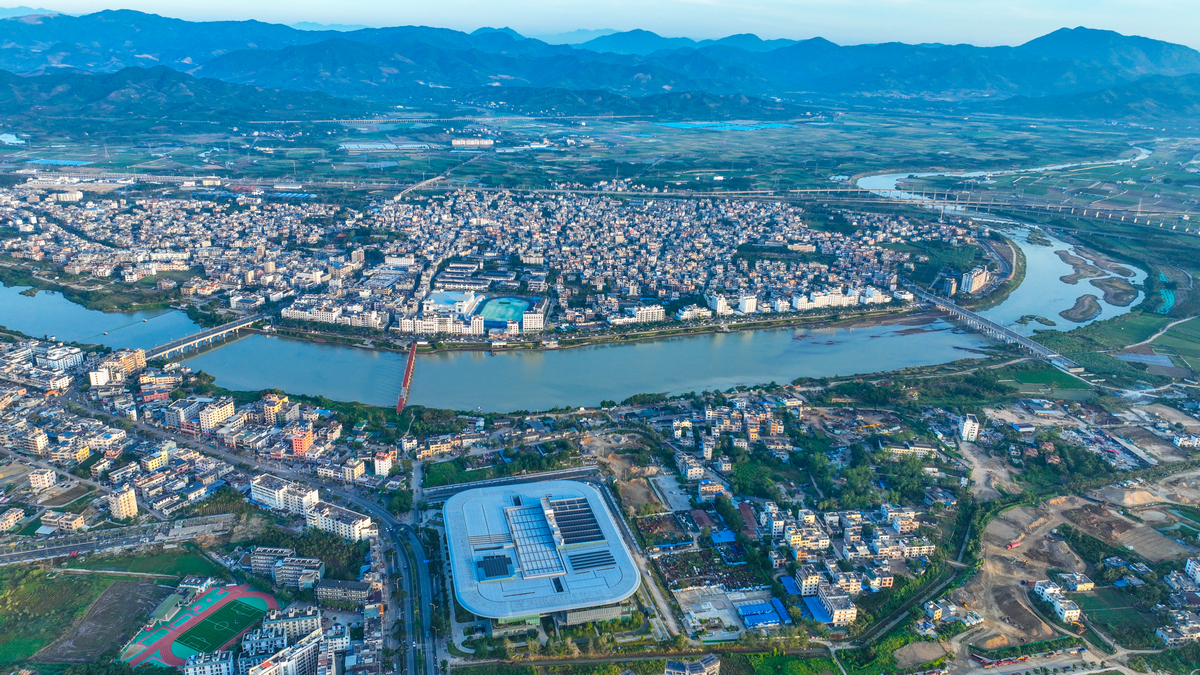 A view of Yazhou Bay Science and Technology City in Sanya, South China's Hainan Province on December 9, 2025 Photo: VCG