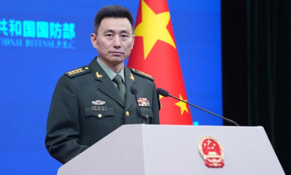 Zhang Xiaogang, a spokesperson for the Ministry of National Defense. Photo: Ministry of National Defense