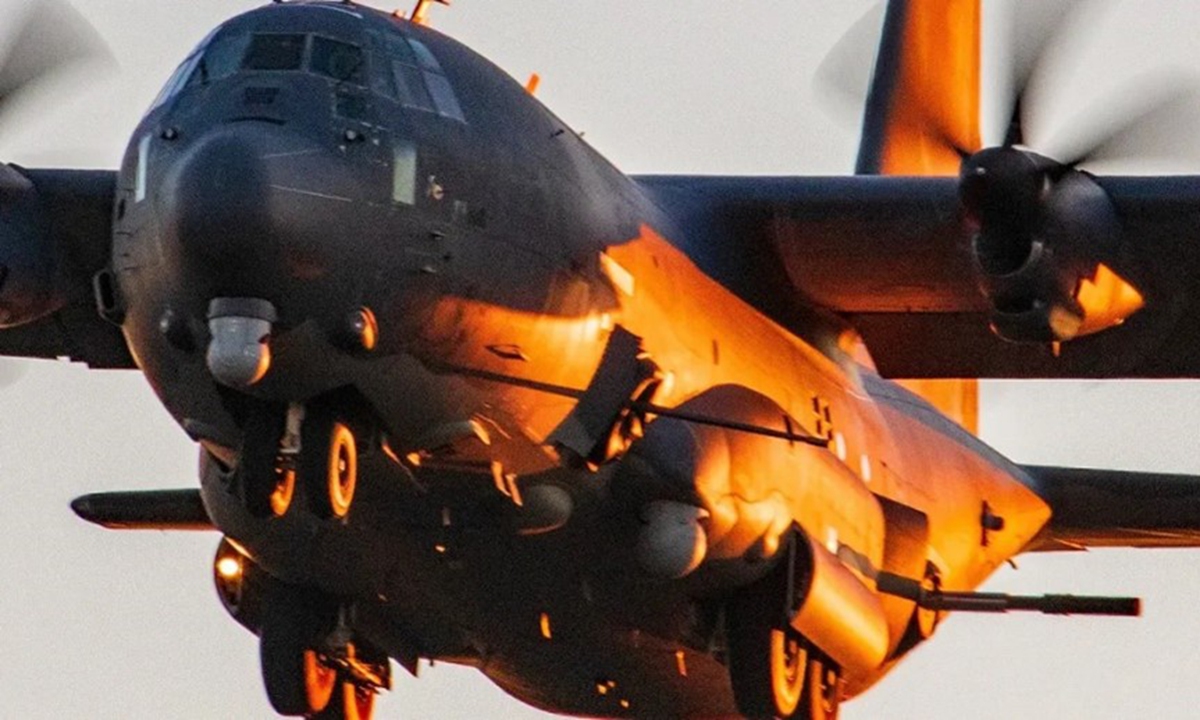 AC-130J Ghostrider gunships flying to Europe Photo: report from defense news website The War Zone 