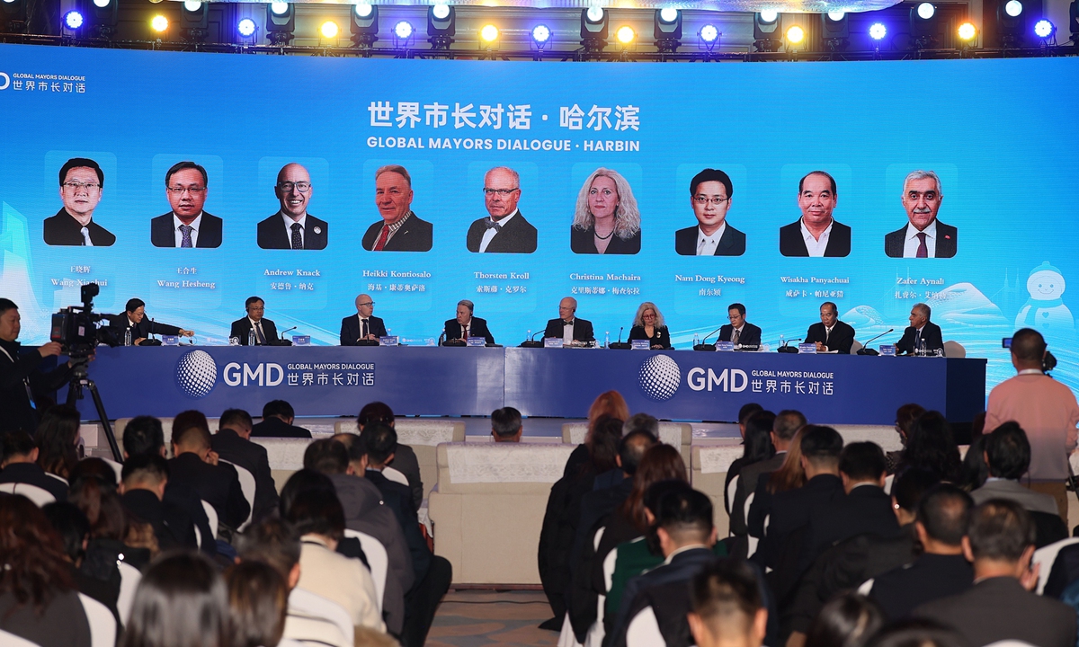 Guests from various countries attend the main dialogue event of the