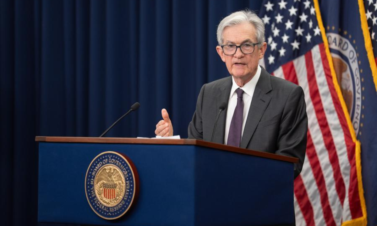 U.S. Federal Reserve Chair Jerome Powell attends a press conference in Washington, D.C., the United States, on July 30, 2025. The U.S. Federal Reserve on Wednesday kept the target range for the federal funds rate unchanged at 4.25 percent to 4.5 percent, though it faces stark pressure and harsh criticism from the Trump administration. (Xinhua/Hu Yousong)