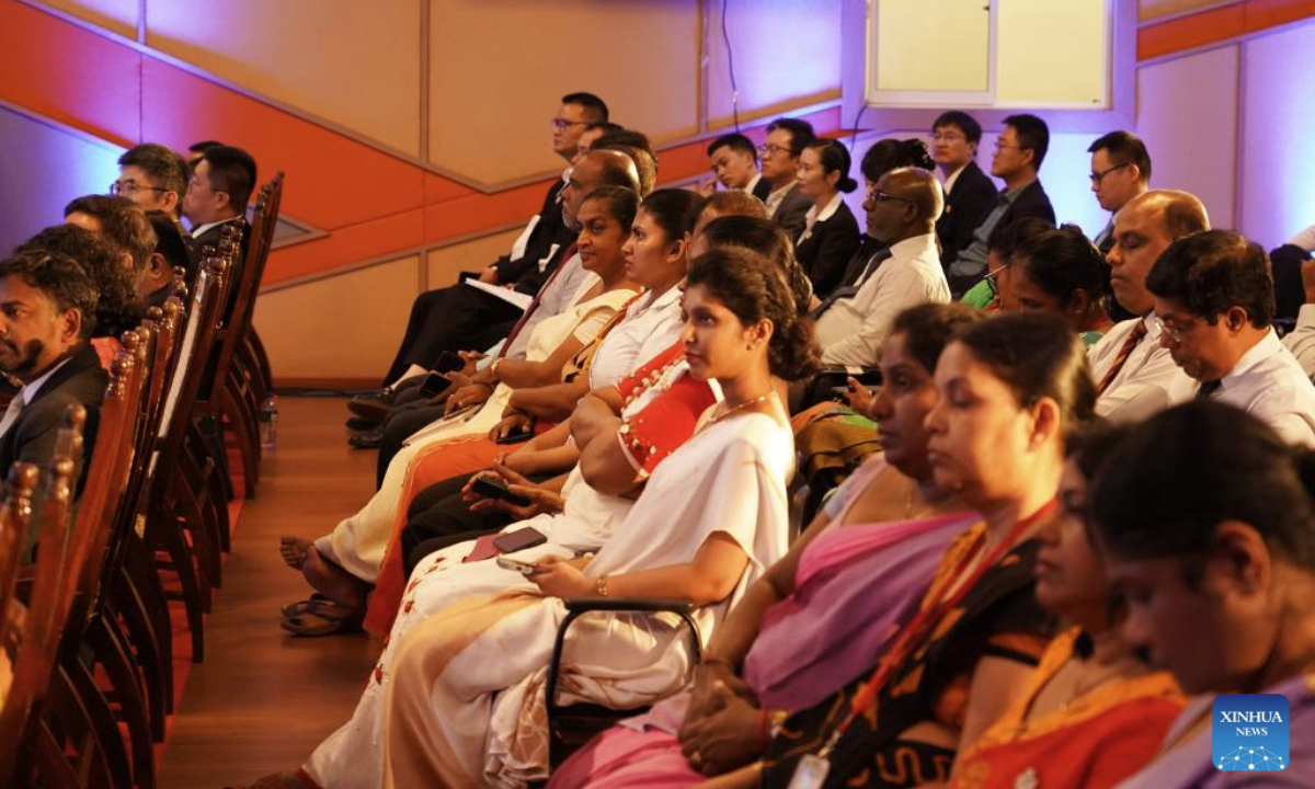 This photo taken on Jan. 14, 2026 shows an unveiling ceremony of a project launched by China and Sri Lanka aiming at the digital transformation of general education, in Colombo, Sri Lanka. The project will help Sri Lanka construct an education cloud data center, a multimedia conference center, and a streaming media hub.

It will also develop a software-defined network management system for Sri Lanka's Ministry of Education, Higher Education, and Vocational Education, set up 900 smart classrooms in 500 schools across the country, and provide digital resources for teaching the Chinese language.(Xinhua/Wu Ziyu)