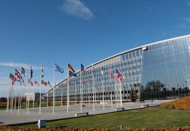 The NATO headquarters building in Brussels, the capital of Belgium. Photo: Xinhua